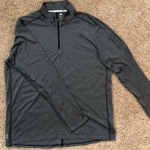 Adidas 1/2 Zip Long Sleeve Tee